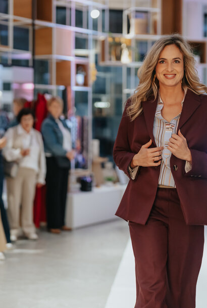 Veste Creux Raina Bordeaux