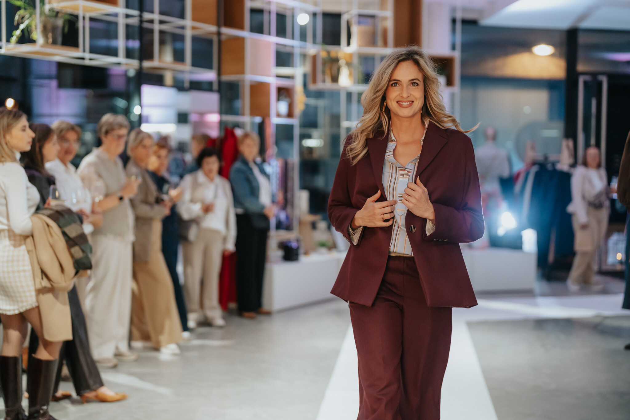 Veste Creux Raina Bordeaux-1