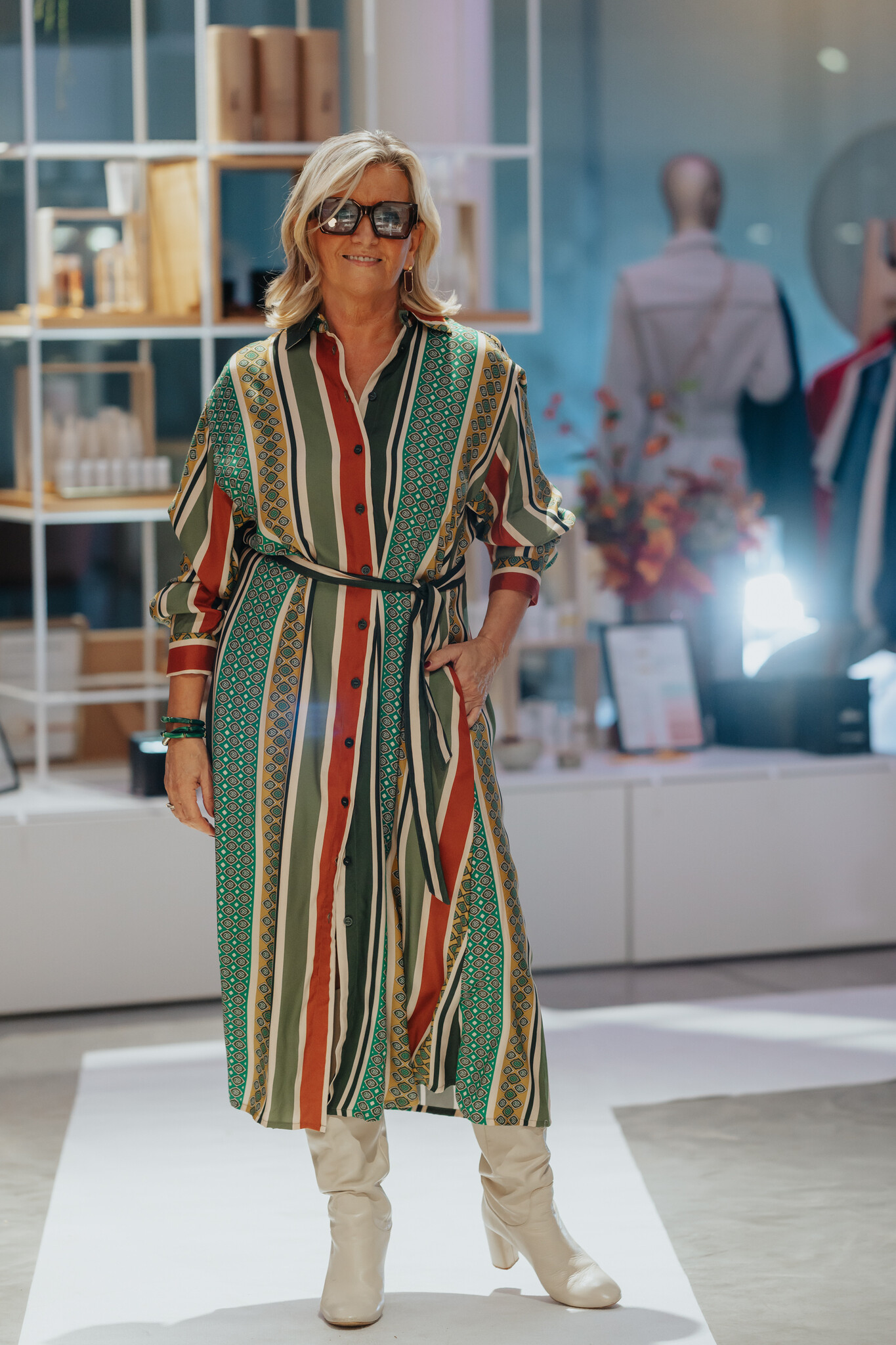 Robe Chemise Longue Neria Multicolor-2