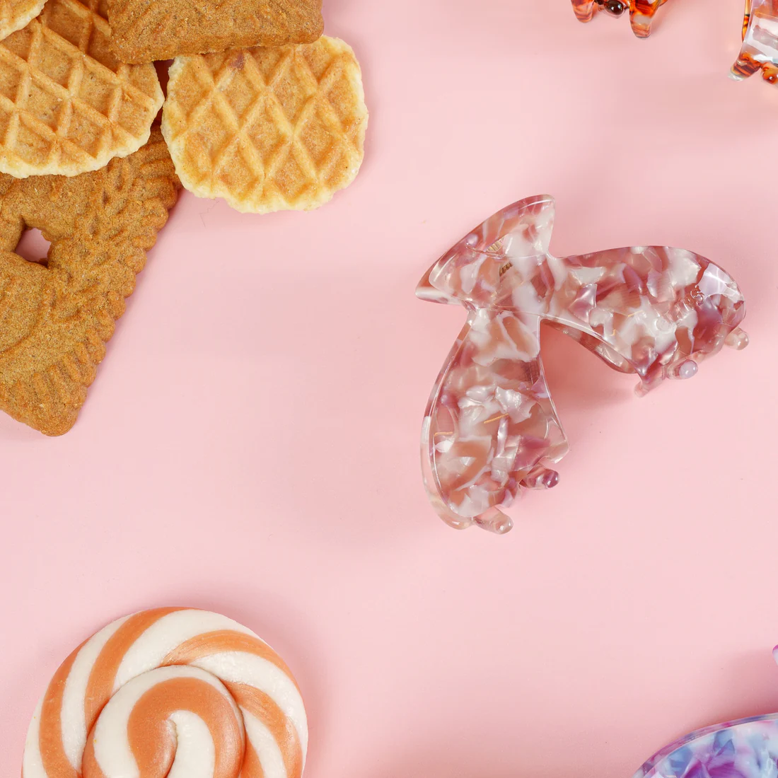 Julia (Gesplitste clip) - Marmer Oudroze-1