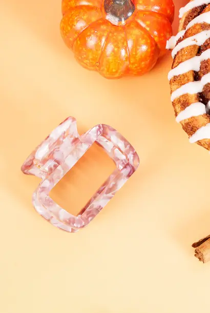 Andy (marmer haarspeld) - Marmer Oudroze