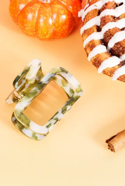 Andy (marmer haarspeld) - Marmer Mosgroen