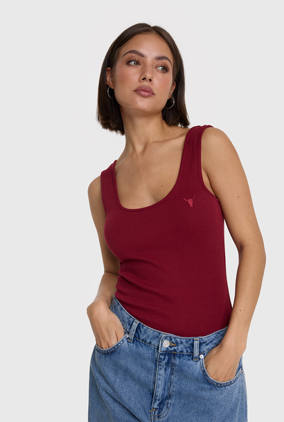 Knitted Tanktop Bordeaux