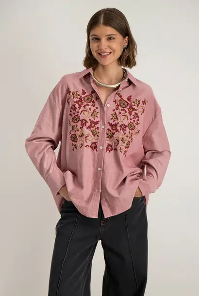 Chemise Zynae Bordeaux