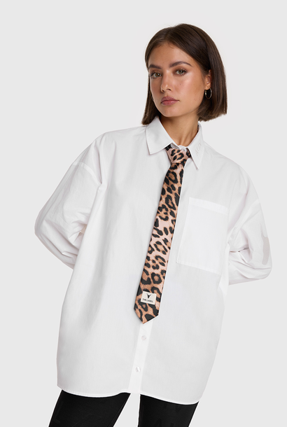 Woven Leopard Tie 40 - 601 Animal (Leopard)