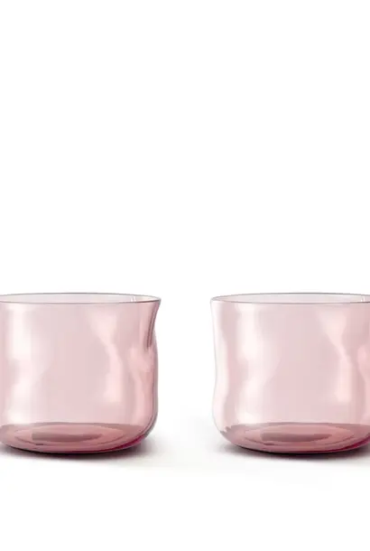 Paveau Swirl Small Tumbler Glasses - Silt (bordeaux) - set van 2 stuks