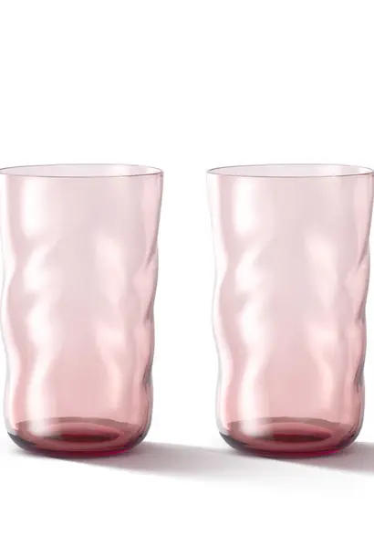 Paveau Swirl Longdrink Glasses - Silt (bordeaux) - Set van 2 stuks
