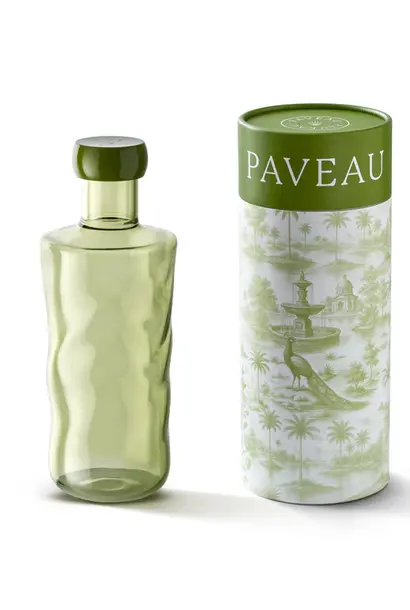Paveau Swirl Bottle Medium 0,75L - Moss (Mosgroen)