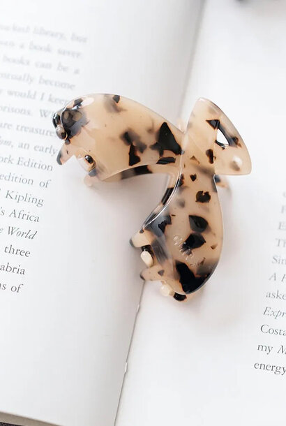 Julia (gesplitste clip) - Marmer Beige