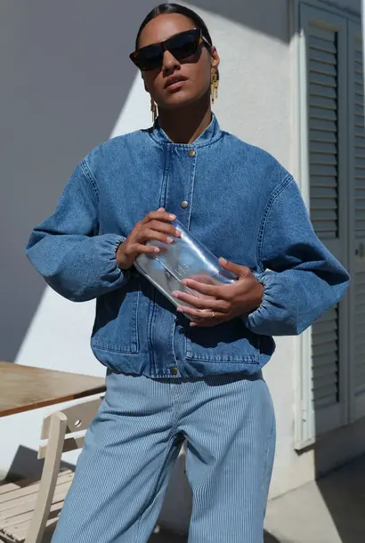 Maggie denim jacket - mid denim