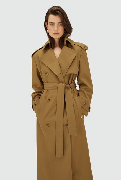 ROCCO Trench Mid Brown