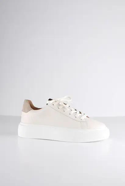 Yodo leer - Off White, Sand / Leopard