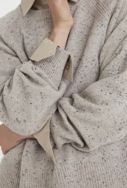 Knit ELISA - Pale Blue Melange -