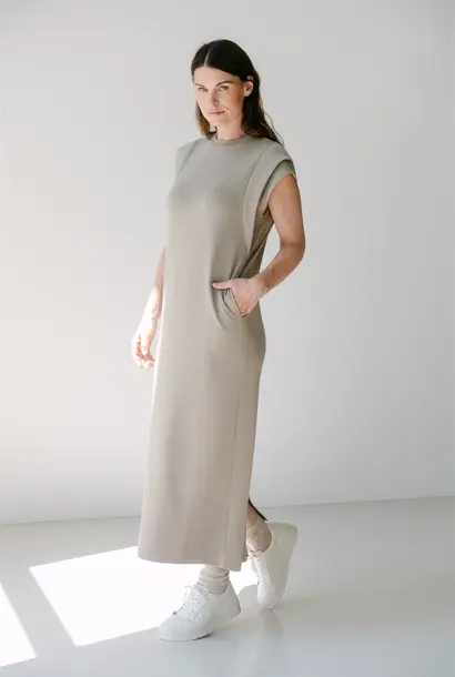 Long Dress SILVANA - Taupe -