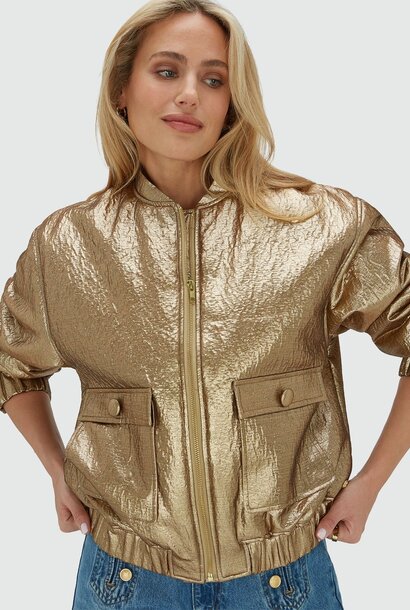 KELSEY Bronze Gold Bomber
