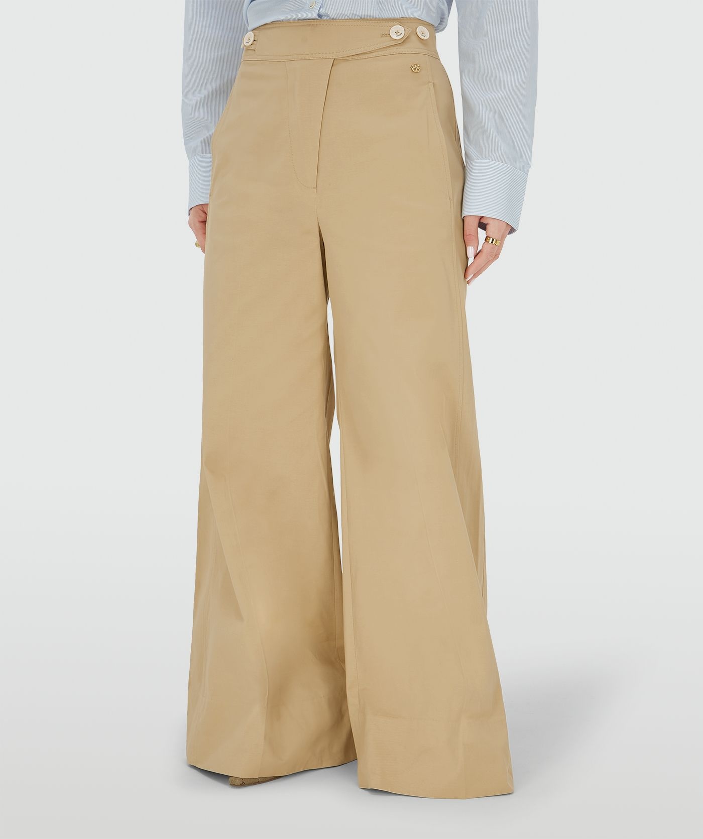 REGINA Light Camel Pants-1