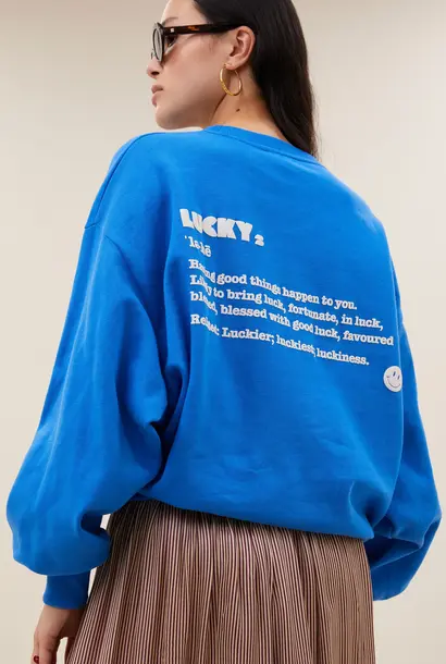 Bibi dictionary Sweater - French Blue