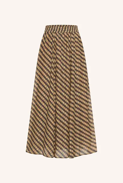 Ruby manilla Skirt  - Manilla print