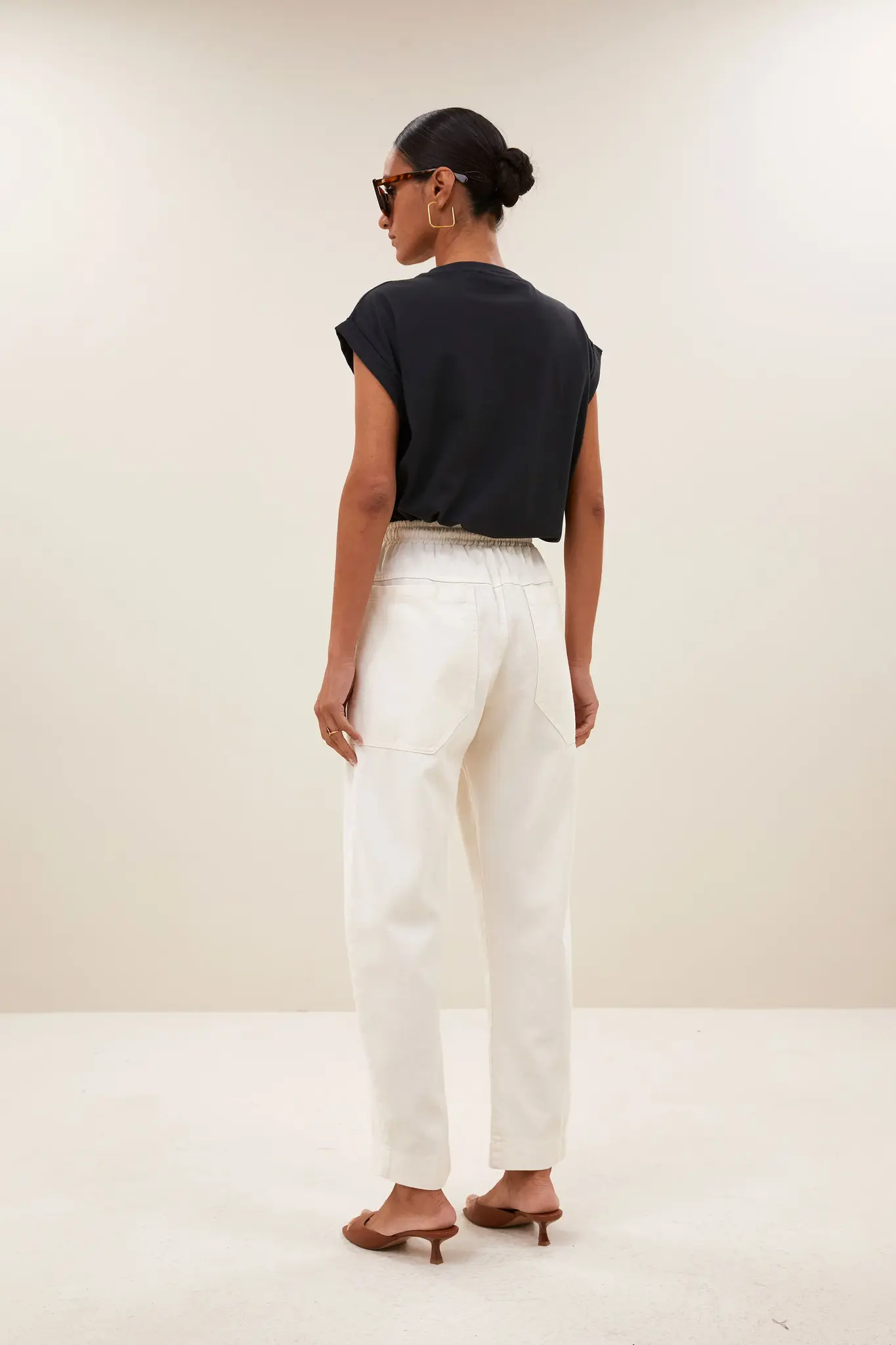 Izzy Pants - Off White-2