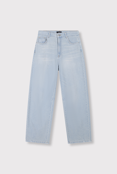 Denim Flowly Pants - Light Blue