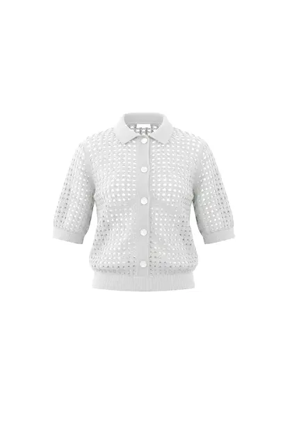 GinaS6 Cardigan - White