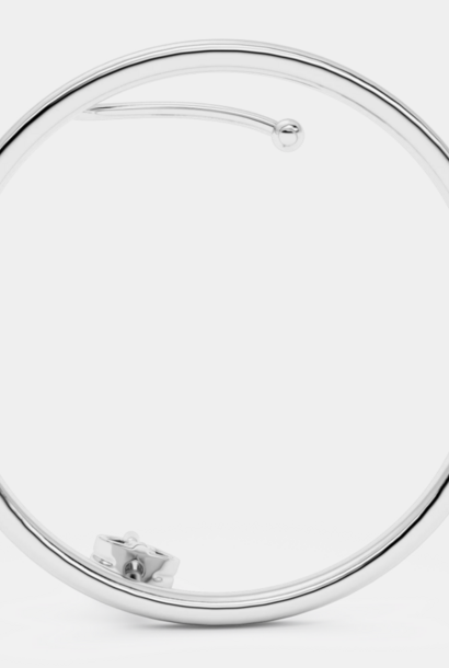 Kay Earstud Right Silver