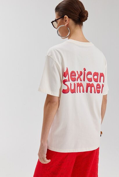 MEXICANBACK-SS T-shirt - Ecru