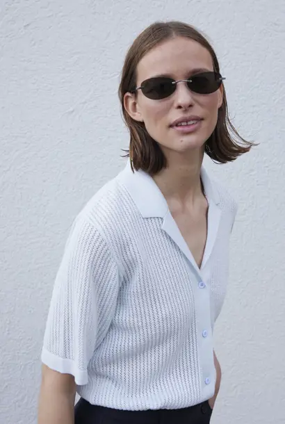 ESNola Knit Cardigan - Pale Blue