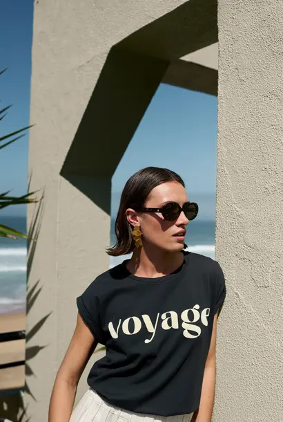 Tobi Voyage top - jet black