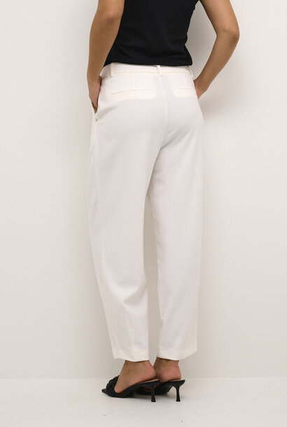 KAmerle Cropped Pants - Chalk White