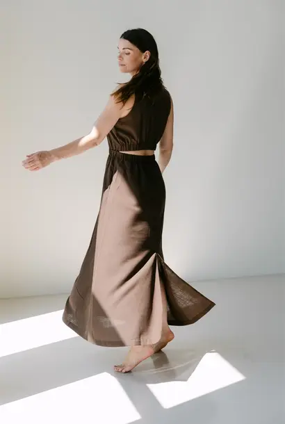 MelinaHS Dress - Brown