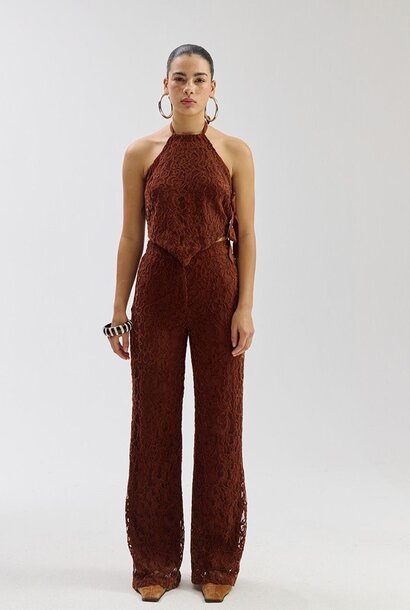 LOLA-PA Saddle Brown Pants