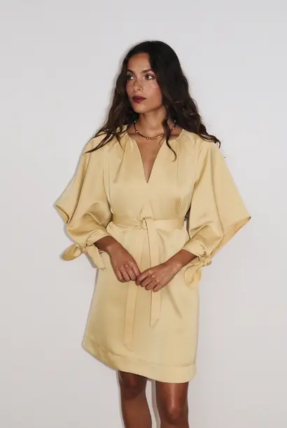 Robe Courte Gala - JAUNE