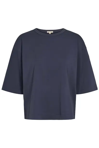 ESSigne 2/4 Boxy T-Shirt GOTS - Blue Night
