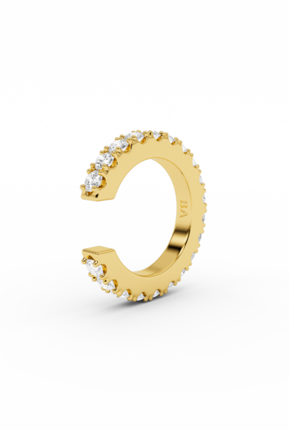 Classic Diamond Earcuff Gold