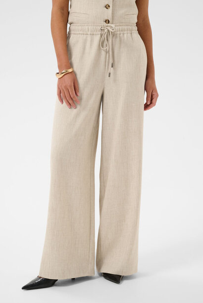 Omila Pants - Feather Grey Melange