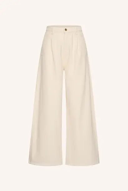 Lux grain Jeans - Raw White