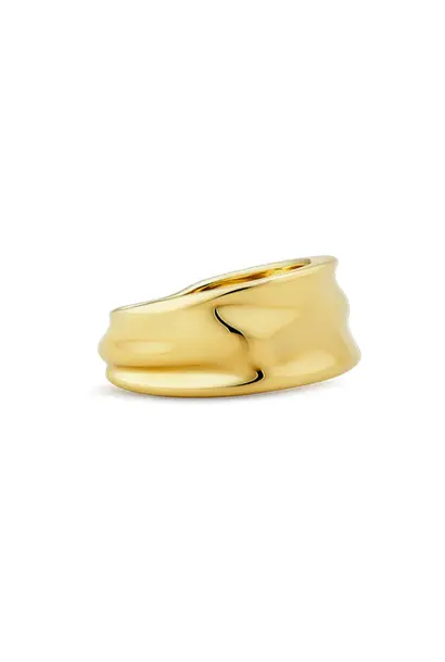Small Molten Ara Earcuff Gold