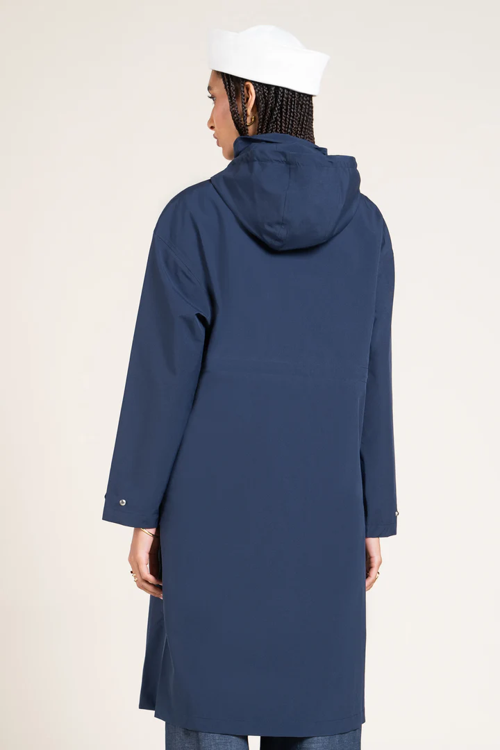 SOLFERINO Parka Longue INDIGO-2