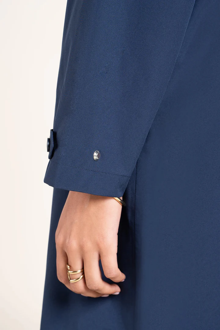 SOLFERINO Parka Longue INDIGO-3