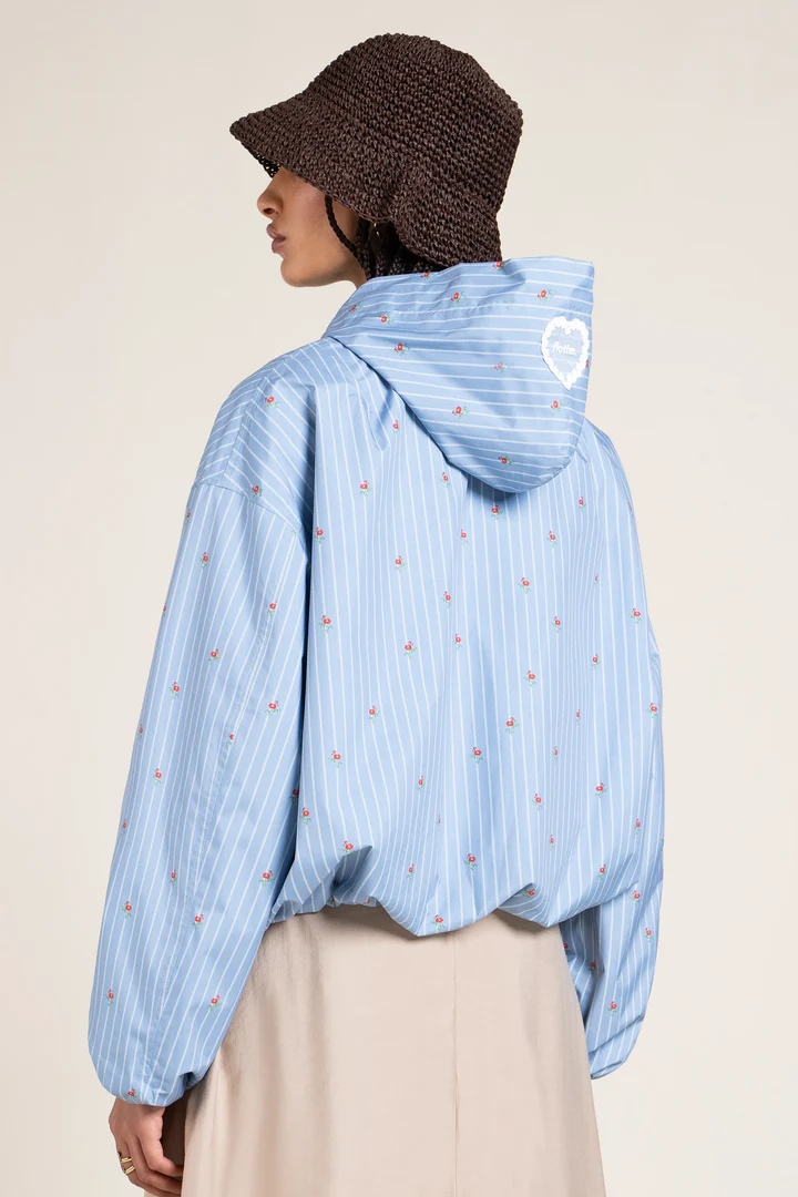 DARIUS Blouson Bomber OXFORD BLEU-3