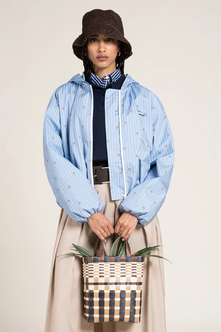 DARIUS Blouson Bomber OXFORD BLEU-4