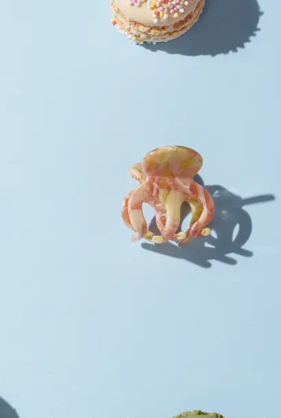 Ellie Clip - Zalmroze & Geel