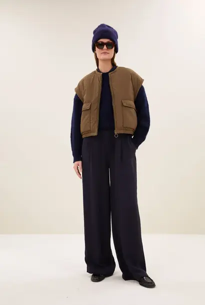 Gio sleeveless Jacket - Hazel