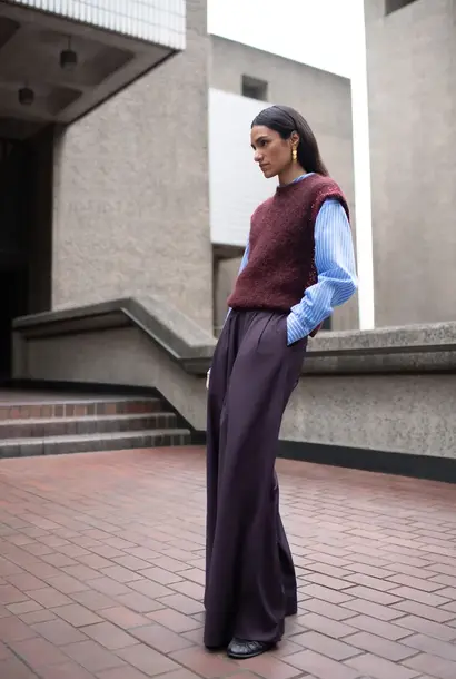 Sef Pants - dark wine