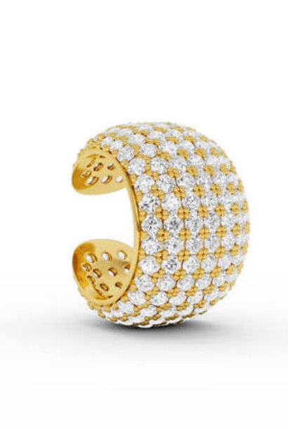 Ara Diamond Earcuff Gold
