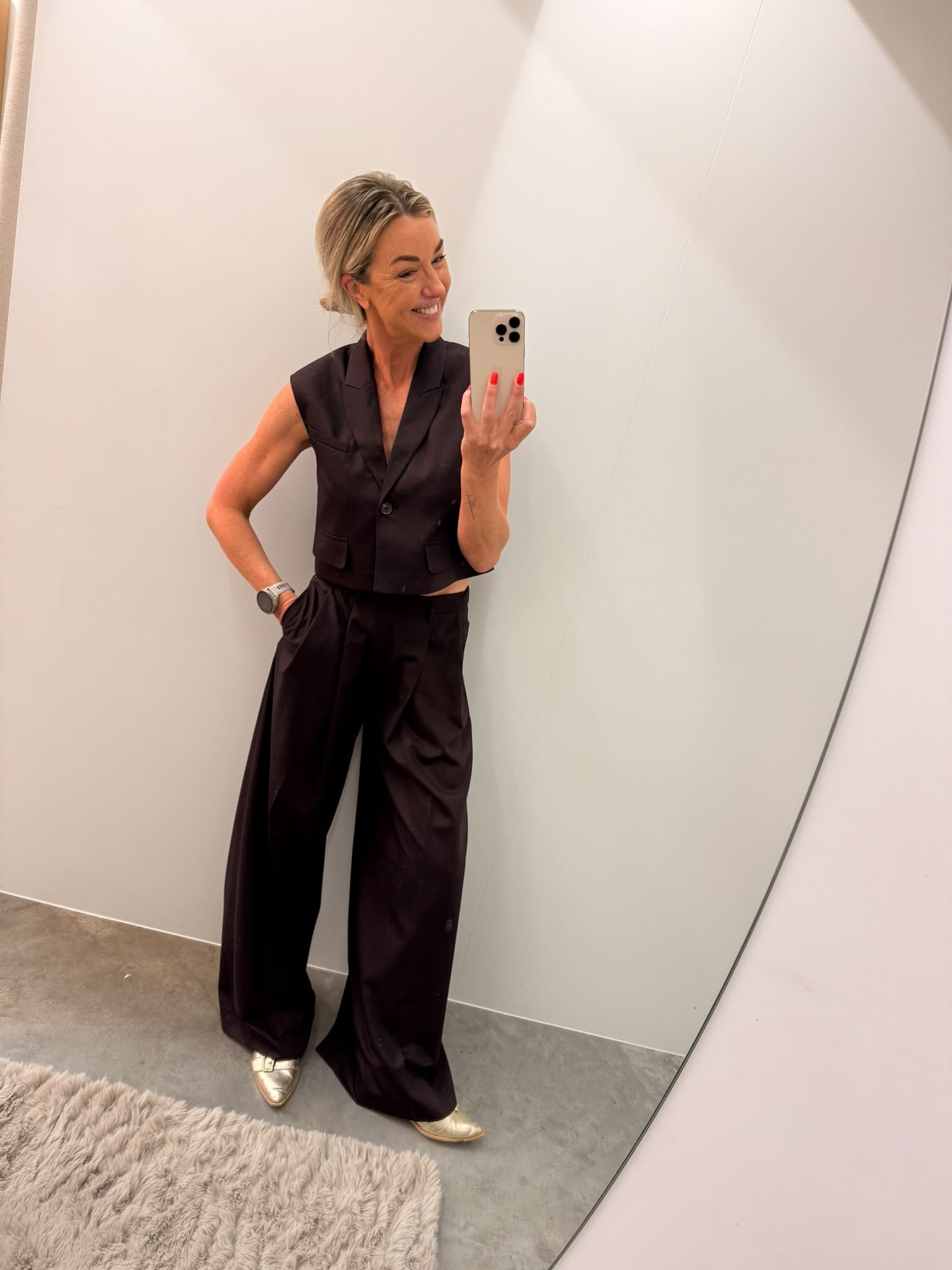 Bobi Gilet - dark wine-7