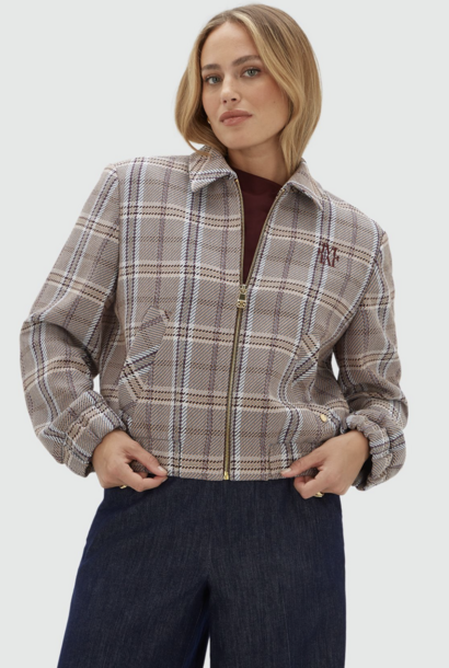 Pepper Jacket - Cognac Check
