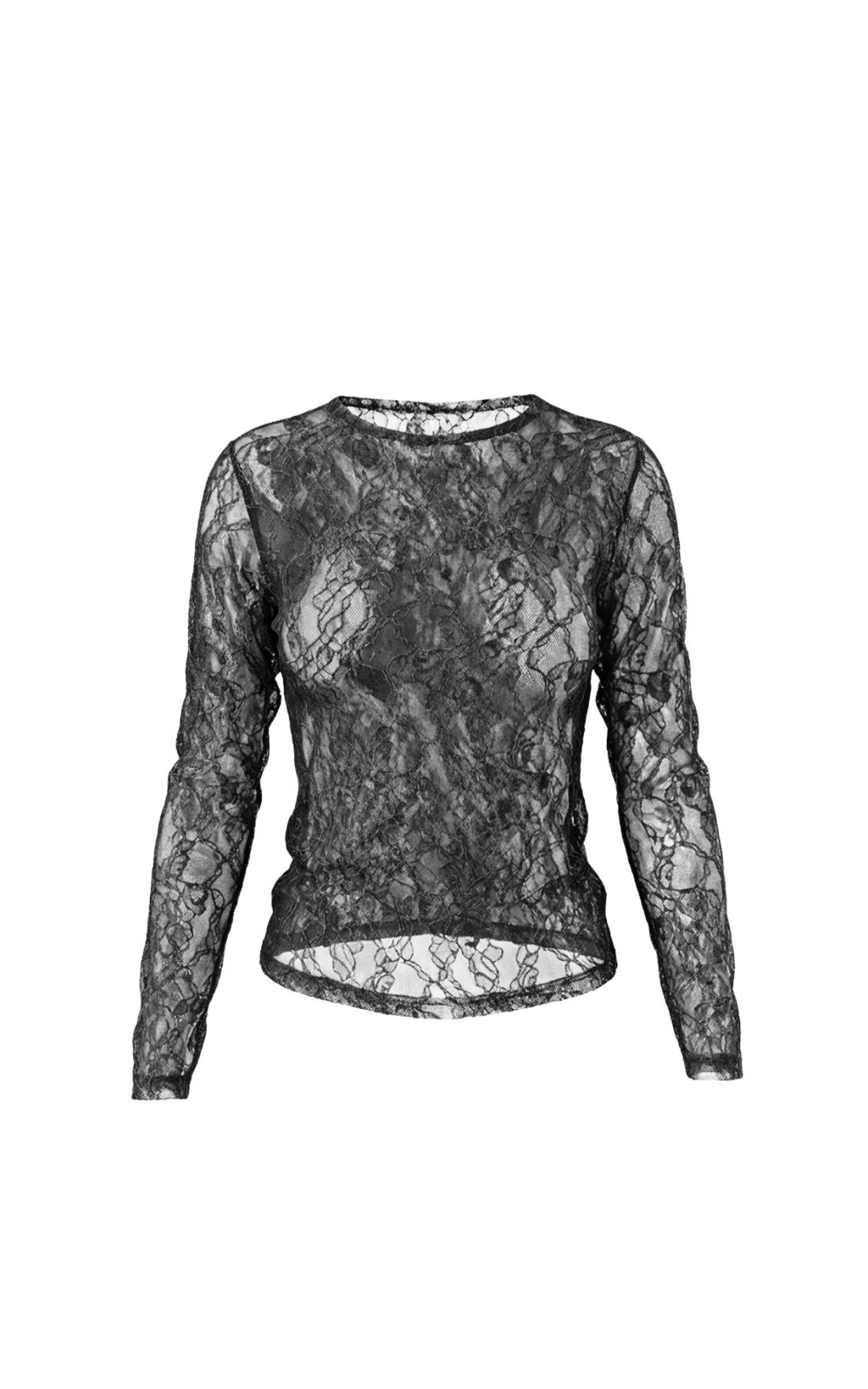 TonnyW6 Lace Top - Black-1