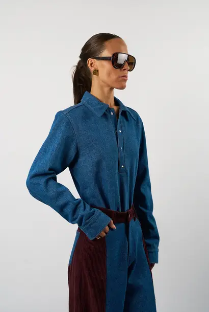 Odette Jeans Body - Blue